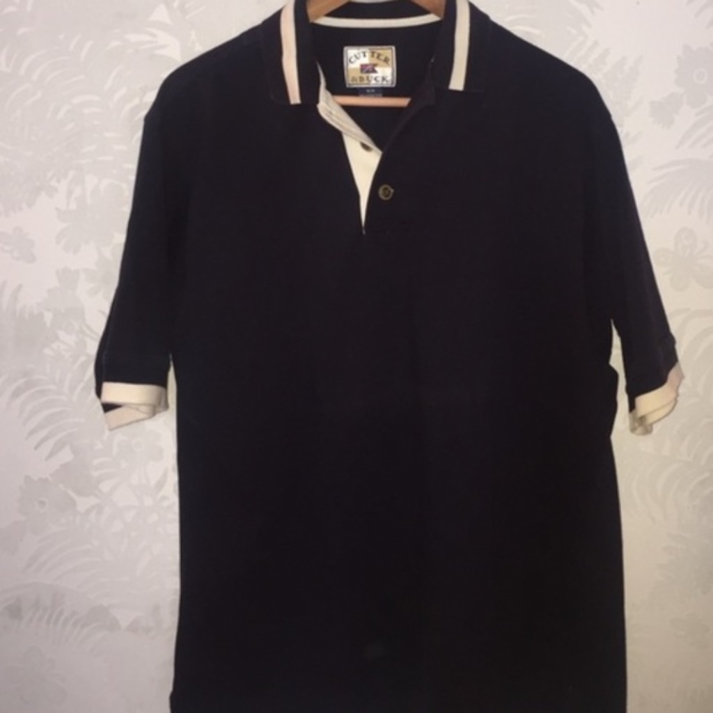 Cutter & Buck Navy Blue Short Sleeve Polo M